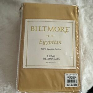 Egyptian Cotton Pillowcases - Gold